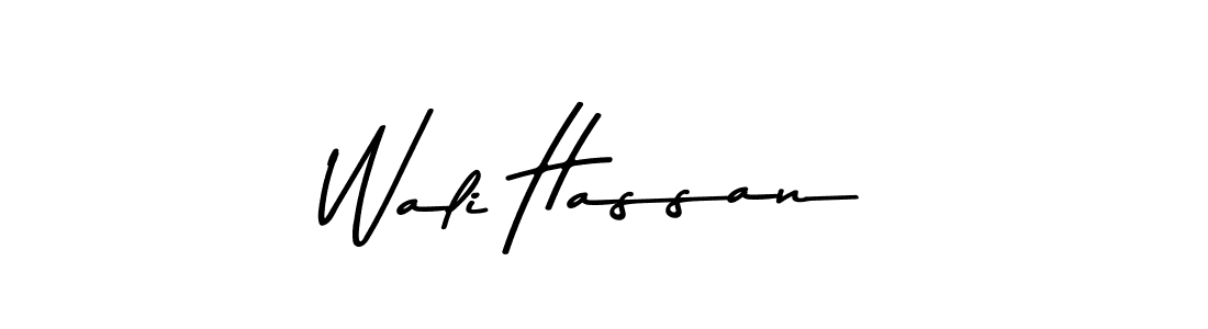 How to make Wali Hassan signature? Asem Kandis PERSONAL USE is a professional autograph style. Create handwritten signature for Wali Hassan name. Wali Hassan signature style 9 images and pictures png