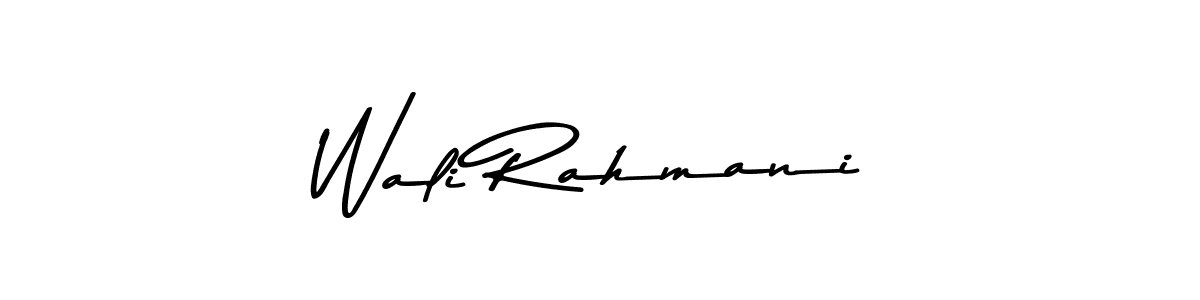 How to make Wali Rahmani signature? Asem Kandis PERSONAL USE is a professional autograph style. Create handwritten signature for Wali Rahmani name. Wali Rahmani signature style 9 images and pictures png