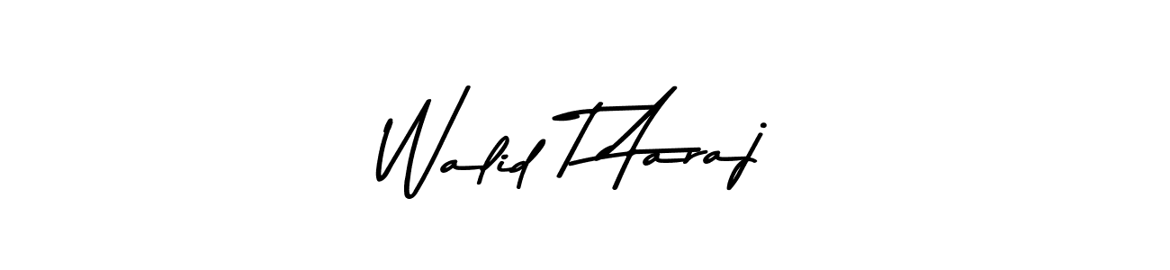 Also You can easily find your signature by using the search form. We will create Walid T Aaraj name handwritten signature images for you free of cost using Asem Kandis PERSONAL USE sign style. Walid T Aaraj signature style 9 images and pictures png