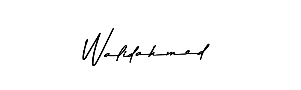 How to make Walidahmed signature? Asem Kandis PERSONAL USE is a professional autograph style. Create handwritten signature for Walidahmed name. Walidahmed signature style 9 images and pictures png