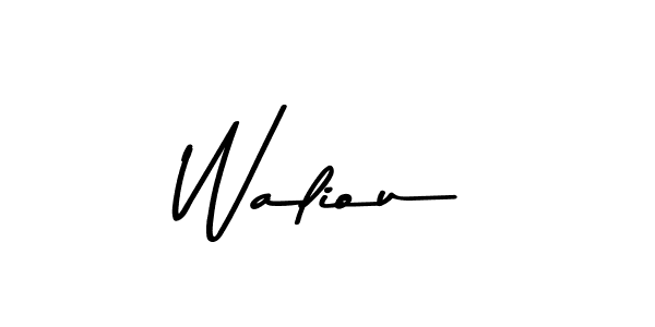 Best and Professional Signature Style for Waliou. Asem Kandis PERSONAL USE Best Signature Style Collection. Waliou signature style 9 images and pictures png