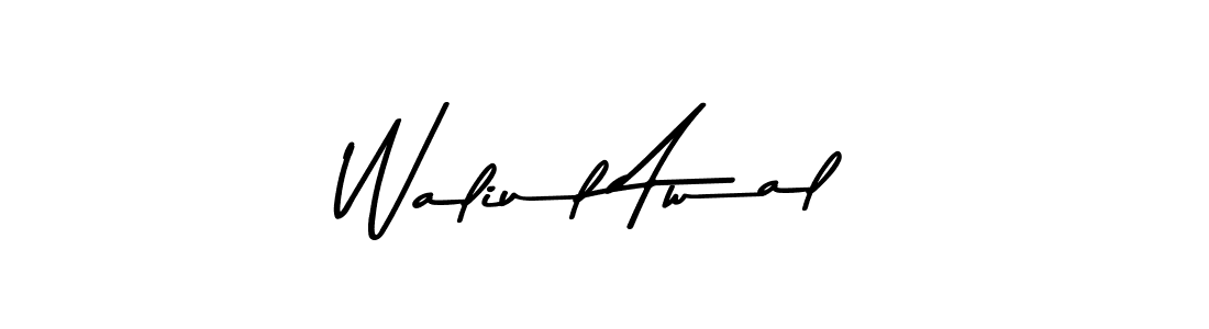 You should practise on your own different ways (Asem Kandis PERSONAL USE) to write your name (Waliul Awal) in signature. don't let someone else do it for you. Waliul Awal signature style 9 images and pictures png