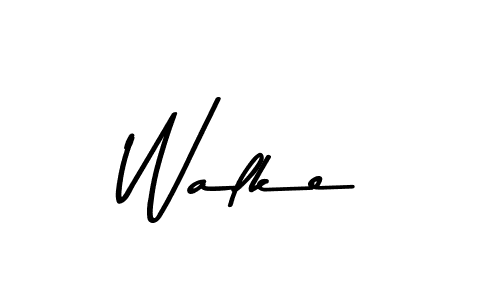 Walke stylish signature style. Best Handwritten Sign (Asem Kandis PERSONAL USE) for my name. Handwritten Signature Collection Ideas for my name Walke. Walke signature style 9 images and pictures png