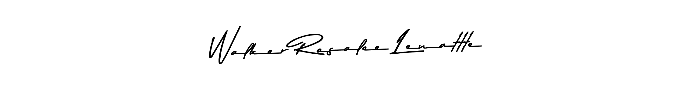 The best way (Asem Kandis PERSONAL USE) to make a short signature is to pick only two or three words in your name. The name Walker Rosalee Lenattte include a total of six letters. For converting this name. Walker Rosalee Lenattte signature style 9 images and pictures png