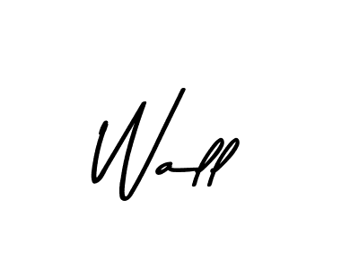How to make Wall name signature. Use Asem Kandis PERSONAL USE style for creating short signs online. This is the latest handwritten sign. Wall signature style 9 images and pictures png