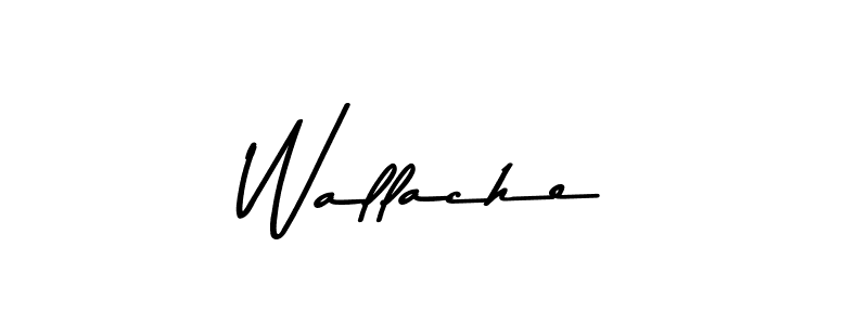 Wallache stylish signature style. Best Handwritten Sign (Asem Kandis PERSONAL USE) for my name. Handwritten Signature Collection Ideas for my name Wallache. Wallache signature style 9 images and pictures png