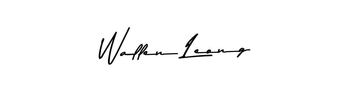 How to Draw Wallen Leong signature style? Asem Kandis PERSONAL USE is a latest design signature styles for name Wallen Leong. Wallen Leong signature style 9 images and pictures png