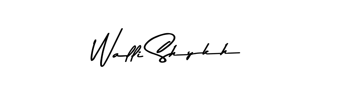 You should practise on your own different ways (Asem Kandis PERSONAL USE) to write your name (Walli Shykh) in signature. don't let someone else do it for you. Walli Shykh signature style 9 images and pictures png