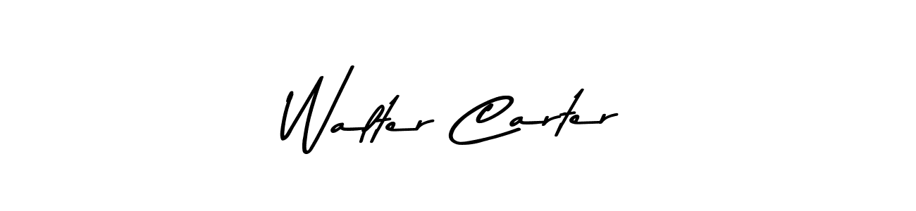 Make a beautiful signature design for name Walter Carter. With this signature (Asem Kandis PERSONAL USE) style, you can create a handwritten signature for free. Walter Carter signature style 9 images and pictures png