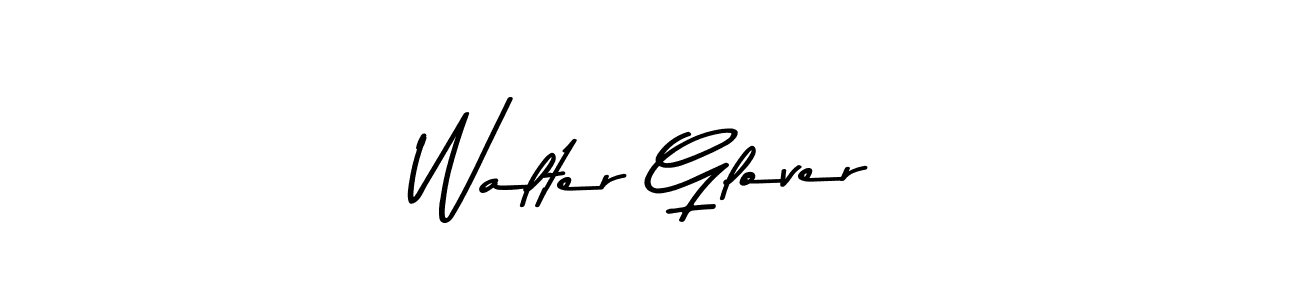 Design your own signature with our free online signature maker. With this signature software, you can create a handwritten (Asem Kandis PERSONAL USE) signature for name Walter Glover. Walter Glover signature style 9 images and pictures png