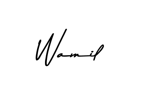 Similarly Asem Kandis PERSONAL USE is the best handwritten signature design. Signature creator online .You can use it as an online autograph creator for name Wamil. Wamil signature style 9 images and pictures png