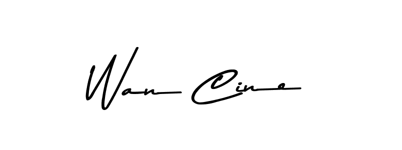 You should practise on your own different ways (Asem Kandis PERSONAL USE) to write your name (Wan Cine) in signature. don't let someone else do it for you. Wan Cine signature style 9 images and pictures png