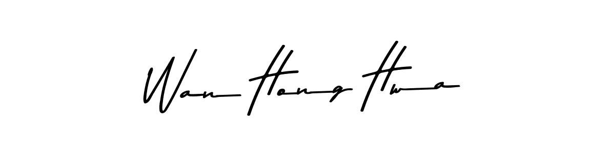 Make a beautiful signature design for name Wan Hong Hwa. Use this online signature maker to create a handwritten signature for free. Wan Hong Hwa signature style 9 images and pictures png