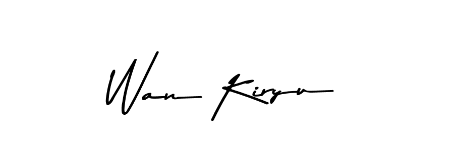 How to make Wan Kiryu signature? Asem Kandis PERSONAL USE is a professional autograph style. Create handwritten signature for Wan Kiryu name. Wan Kiryu signature style 9 images and pictures png