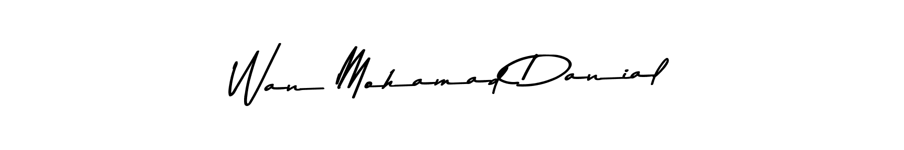 Asem Kandis PERSONAL USE is a professional signature style that is perfect for those who want to add a touch of class to their signature. It is also a great choice for those who want to make their signature more unique. Get Wan Mohamad Danial name to fancy signature for free. Wan Mohamad Danial signature style 9 images and pictures png