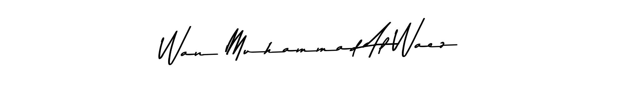 Use a signature maker to create a handwritten signature online. With this signature software, you can design (Asem Kandis PERSONAL USE) your own signature for name Wan Muhammad Al Waez. Wan Muhammad Al Waez signature style 9 images and pictures png