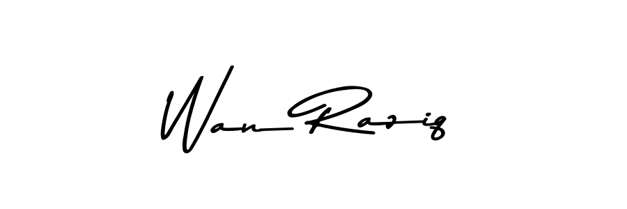 Similarly Asem Kandis PERSONAL USE is the best handwritten signature design. Signature creator online .You can use it as an online autograph creator for name Wan Raziq. Wan Raziq signature style 9 images and pictures png