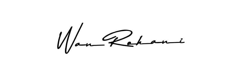 Use a signature maker to create a handwritten signature online. With this signature software, you can design (Asem Kandis PERSONAL USE) your own signature for name Wan Rohani. Wan Rohani signature style 9 images and pictures png