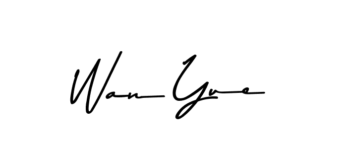 The best way (Asem Kandis PERSONAL USE) to make a short signature is to pick only two or three words in your name. The name Wan Yue include a total of six letters. For converting this name. Wan Yue signature style 9 images and pictures png