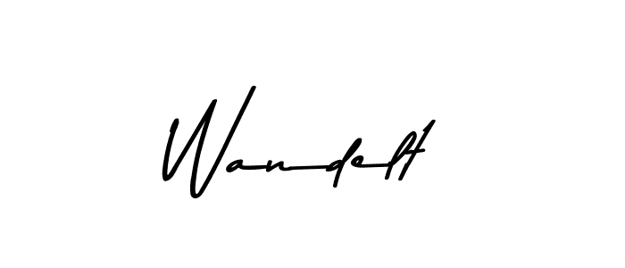 Wandelt stylish signature style. Best Handwritten Sign (Asem Kandis PERSONAL USE) for my name. Handwritten Signature Collection Ideas for my name Wandelt. Wandelt signature style 9 images and pictures png