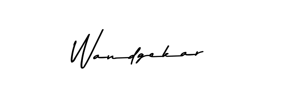 Once you've used our free online signature maker to create your best signature Asem Kandis PERSONAL USE style, it's time to enjoy all of the benefits that Wandgekar name signing documents. Wandgekar signature style 9 images and pictures png