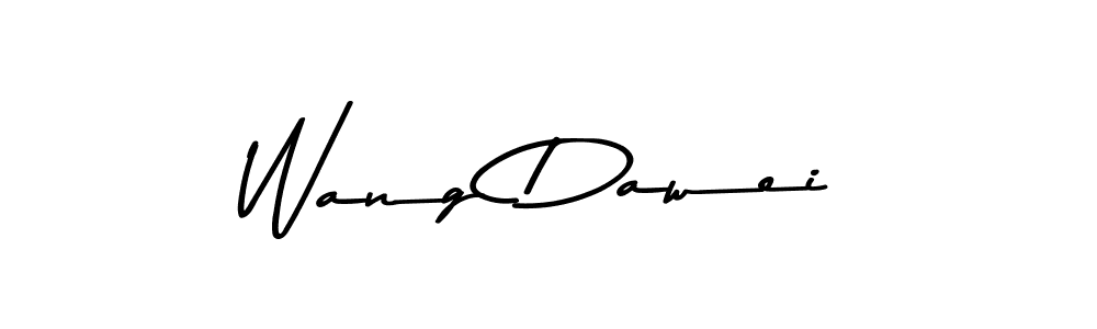 Make a beautiful signature design for name Wang Dawei. With this signature (Asem Kandis PERSONAL USE) style, you can create a handwritten signature for free. Wang Dawei signature style 9 images and pictures png