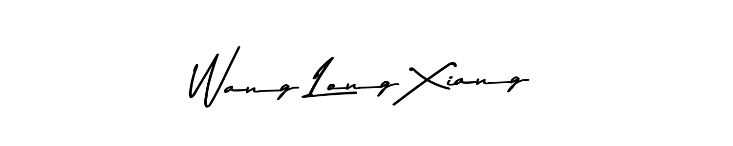 The best way (Asem Kandis PERSONAL USE) to make a short signature is to pick only two or three words in your name. The name Wang Long Xiang include a total of six letters. For converting this name. Wang Long Xiang signature style 9 images and pictures png