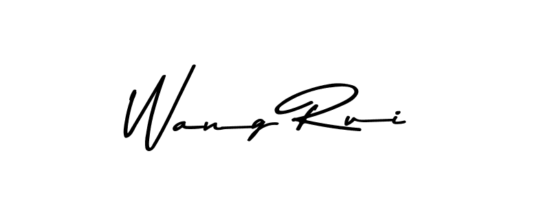 Design your own signature with our free online signature maker. With this signature software, you can create a handwritten (Asem Kandis PERSONAL USE) signature for name Wang Rui. Wang Rui signature style 9 images and pictures png