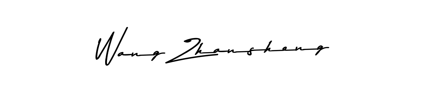 Make a beautiful signature design for name Wang Zhansheng. Use this online signature maker to create a handwritten signature for free. Wang Zhansheng signature style 9 images and pictures png