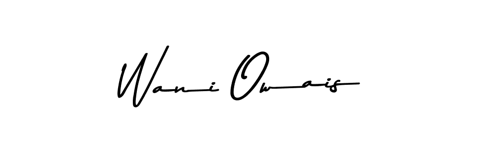 Create a beautiful signature design for name Wani Owais. With this signature (Asem Kandis PERSONAL USE) fonts, you can make a handwritten signature for free. Wani Owais signature style 9 images and pictures png