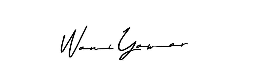 You can use this online signature creator to create a handwritten signature for the name Wani Yawar. This is the best online autograph maker. Wani Yawar signature style 9 images and pictures png