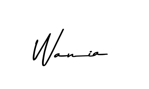 Make a beautiful signature design for name Wania. Use this online signature maker to create a handwritten signature for free. Wania signature style 9 images and pictures png