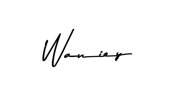 if you are searching for the best signature style for your name Waniey. so please give up your signature search. here we have designed multiple signature styles  using Asem Kandis PERSONAL USE. Waniey signature style 9 images and pictures png