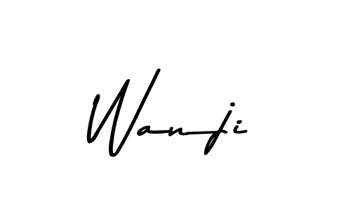 How to make Wanji signature? Asem Kandis PERSONAL USE is a professional autograph style. Create handwritten signature for Wanji name. Wanji signature style 9 images and pictures png