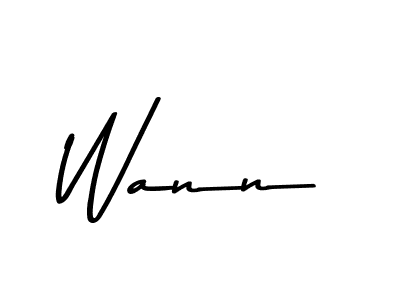 You should practise on your own different ways (Asem Kandis PERSONAL USE) to write your name (Wann) in signature. don't let someone else do it for you. Wann signature style 9 images and pictures png