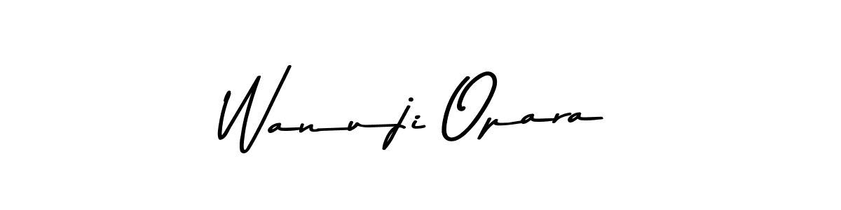 Make a beautiful signature design for name Wanuji Opara. Use this online signature maker to create a handwritten signature for free. Wanuji Opara signature style 9 images and pictures png