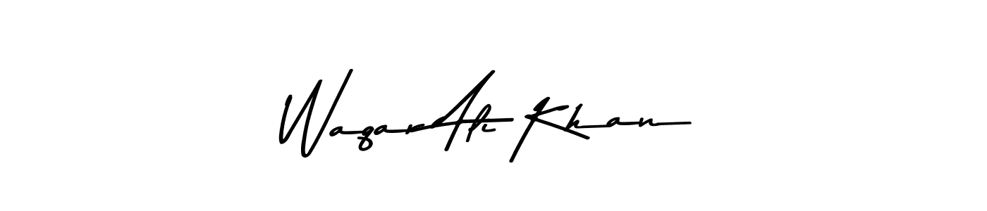 How to make Waqar Ali Khan signature? Asem Kandis PERSONAL USE is a professional autograph style. Create handwritten signature for Waqar Ali Khan name. Waqar Ali Khan signature style 9 images and pictures png