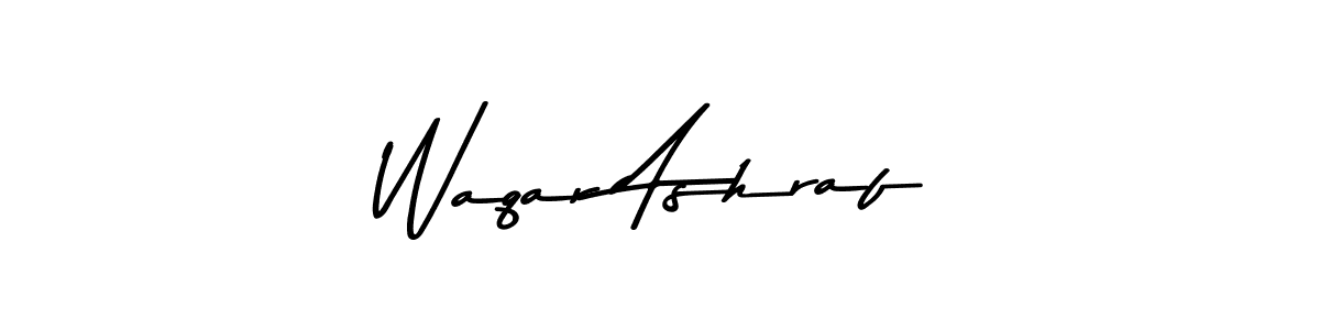 How to make Waqar Ashraf signature? Asem Kandis PERSONAL USE is a professional autograph style. Create handwritten signature for Waqar Ashraf name. Waqar Ashraf signature style 9 images and pictures png