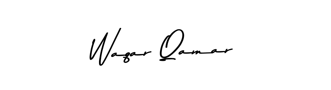 How to make Waqar Qamar signature? Asem Kandis PERSONAL USE is a professional autograph style. Create handwritten signature for Waqar Qamar name. Waqar Qamar signature style 9 images and pictures png
