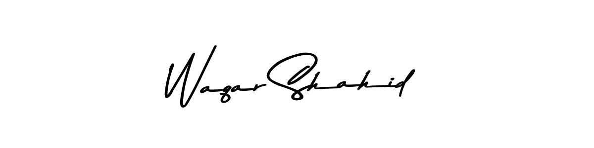 if you are searching for the best signature style for your name Waqar Shahid. so please give up your signature search. here we have designed multiple signature styles  using Asem Kandis PERSONAL USE. Waqar Shahid signature style 9 images and pictures png