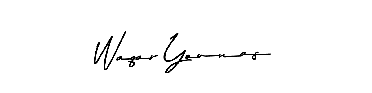 Also You can easily find your signature by using the search form. We will create Waqar Younas name handwritten signature images for you free of cost using Asem Kandis PERSONAL USE sign style. Waqar Younas signature style 9 images and pictures png