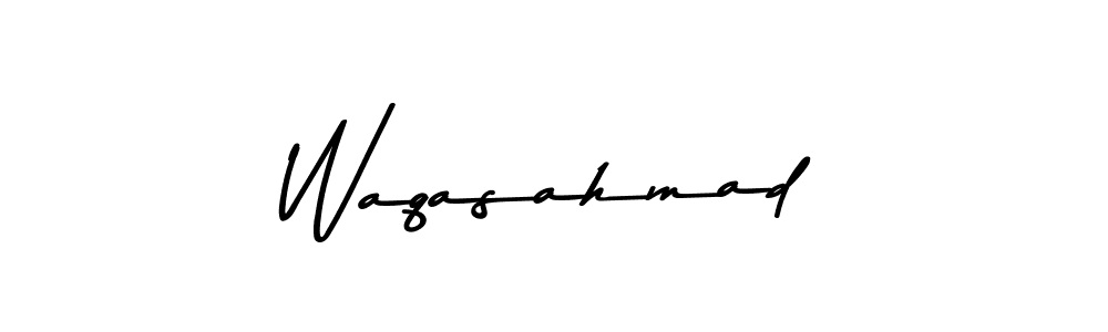 Use a signature maker to create a handwritten signature online. With this signature software, you can design (Asem Kandis PERSONAL USE) your own signature for name Waqasahmad. Waqasahmad signature style 9 images and pictures png