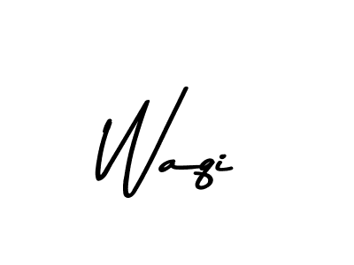 Also we have Waqi name is the best signature style. Create professional handwritten signature collection using Asem Kandis PERSONAL USE autograph style. Waqi signature style 9 images and pictures png