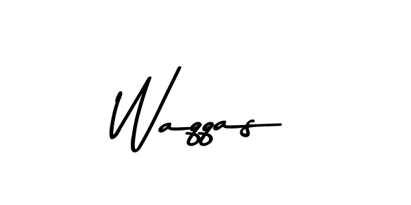 Create a beautiful signature design for name Waqqas. With this signature (Asem Kandis PERSONAL USE) fonts, you can make a handwritten signature for free. Waqqas signature style 9 images and pictures png