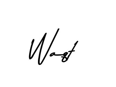 Similarly Asem Kandis PERSONAL USE is the best handwritten signature design. Signature creator online .You can use it as an online autograph creator for name Waqt. Waqt signature style 9 images and pictures png