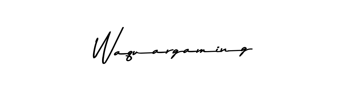 You should practise on your own different ways (Asem Kandis PERSONAL USE) to write your name (Waquargaming) in signature. don't let someone else do it for you. Waquargaming signature style 9 images and pictures png