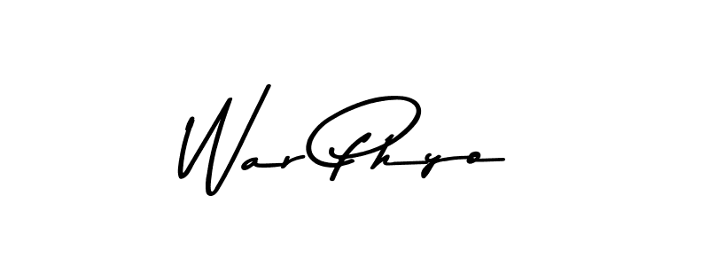 Use a signature maker to create a handwritten signature online. With this signature software, you can design (Asem Kandis PERSONAL USE) your own signature for name War Phyo. War Phyo signature style 9 images and pictures png