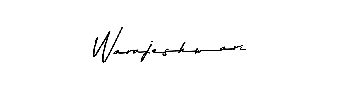 Create a beautiful signature design for name Warajeshwari. With this signature (Asem Kandis PERSONAL USE) fonts, you can make a handwritten signature for free. Warajeshwari signature style 9 images and pictures png