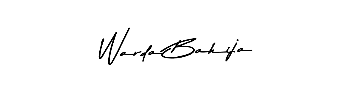 Similarly Asem Kandis PERSONAL USE is the best handwritten signature design. Signature creator online .You can use it as an online autograph creator for name Warda Bahija. Warda Bahija signature style 9 images and pictures png