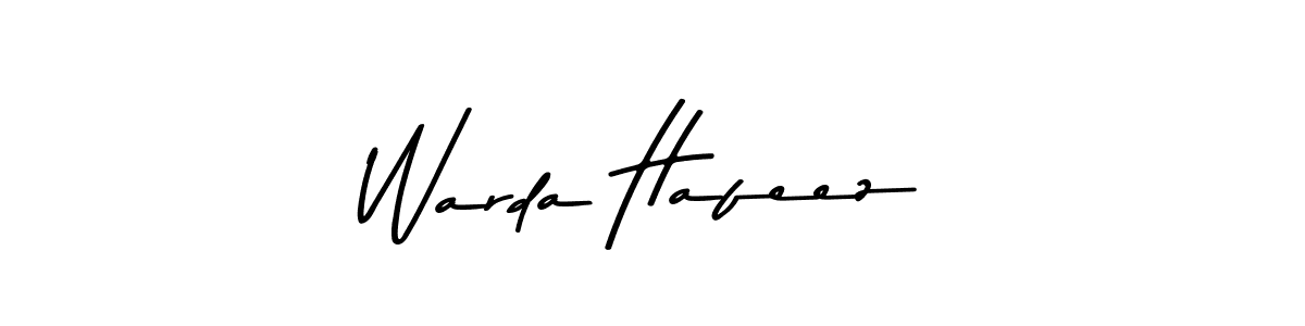 Make a beautiful signature design for name Warda Hafeez. Use this online signature maker to create a handwritten signature for free. Warda Hafeez signature style 9 images and pictures png